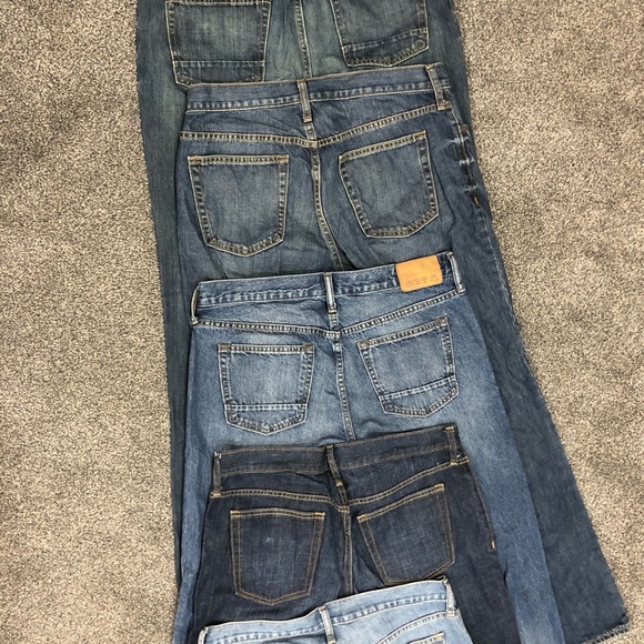 5 pairs of 34x34 Bootcut Old Navy Jeans - Picture 2 of 3